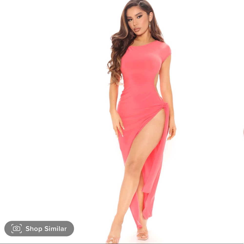 Brand new Slit maxi dress